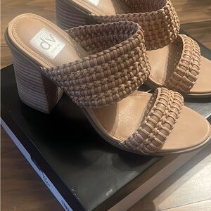 DV by Dolce Vita Tan Woven Heels